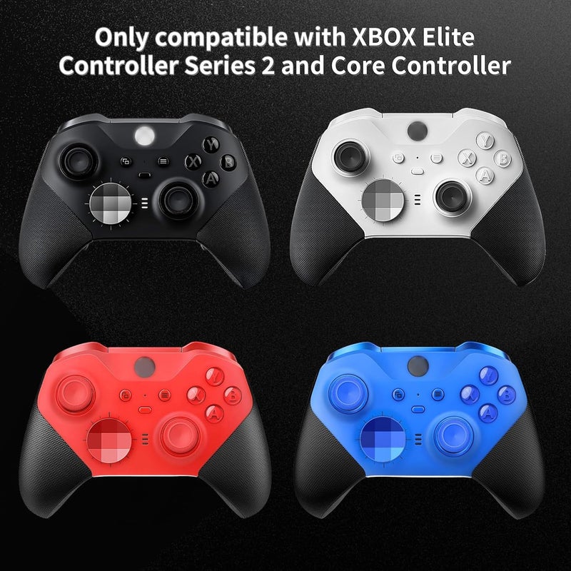VANPARK Accessories for Xbox One Elite Series 2 Controller(Model 1797), Metal Thumbsticks Paddles Joysticks Replacement Parts Kits Compatible with Xbox Elite Wireless Controller Series 2 Core(Blue) - Image 5